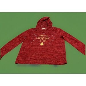 Merry Christmas Y'all Hoodie By All In Love Size Medium